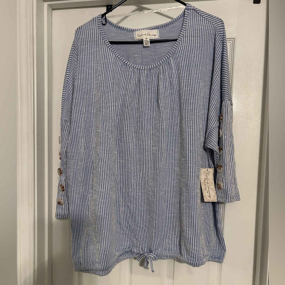 3X French Laundry Blouse. NWT **** Not Available‎